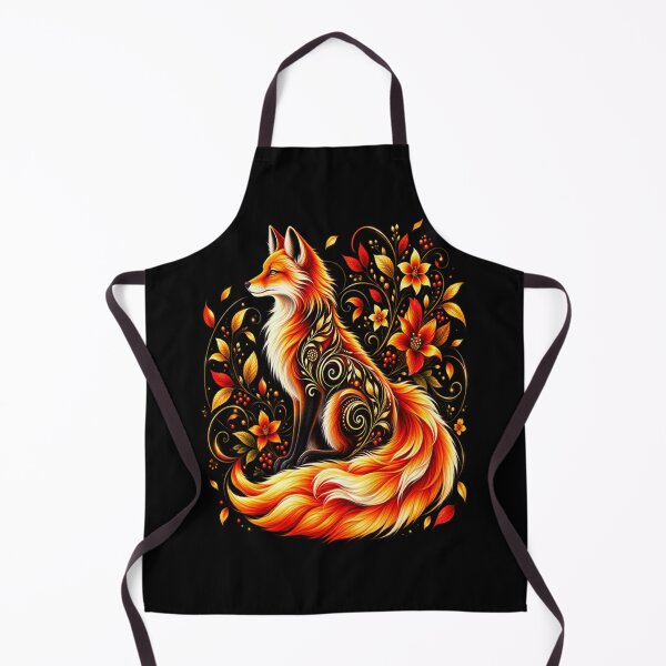 Item preview, Golden Autumn Fox – Enchanted Woodland Spirit designed and sold by TroviTutto.