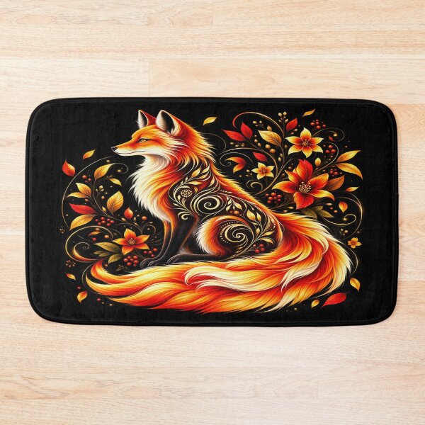Item preview, Golden Autumn Fox – Enchanted Woodland Spirit designed and sold by TroviTutto.