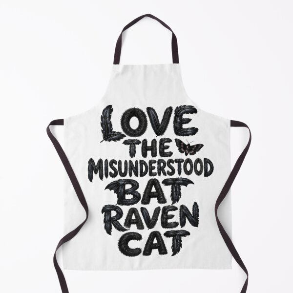 Item preview, Love The Misunderstood Bat Raven Cat Textured Chalk Typography Gothic Wildlife Humor Gift for Cottagecore Lovers designed and sold by Nightarel.