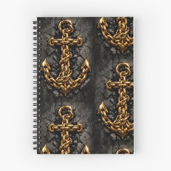 Item preview, Vintage Golden Anchor Nautical Navy Maritime Design designed and sold by Ink-verse-.
