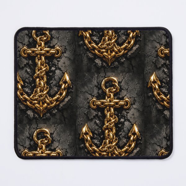 Item preview, Vintage Golden Anchor Nautical Navy Maritime Design designed and sold by Ink-verse-.