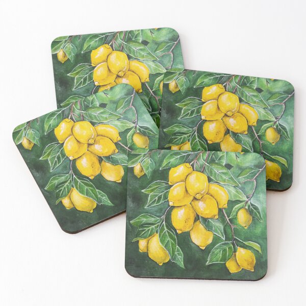 Item preview, Golden Lemons on a Winter's Day designed and sold by Alfred Fox Art.