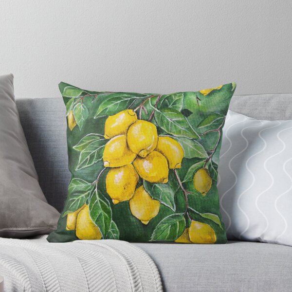 Item preview, Golden Lemons on a Winter's Day designed and sold by Alfred Fox Art.