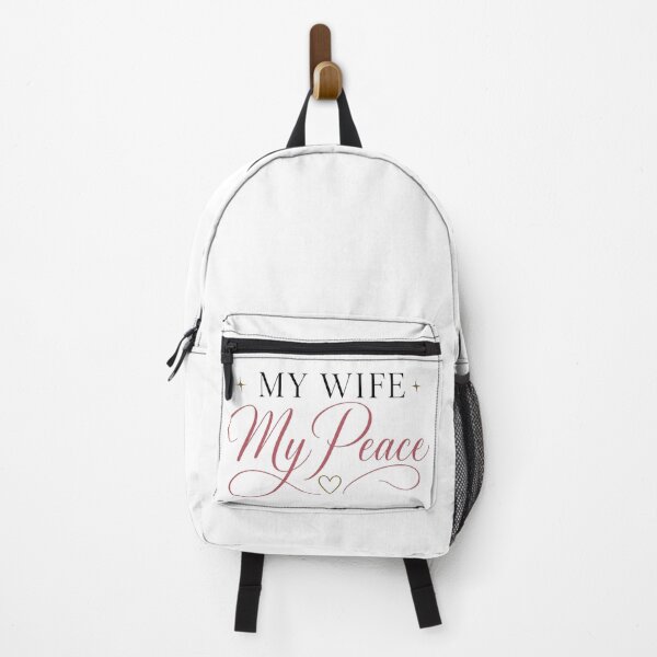 Item preview, My Wife My Peace Romantic Wife Gift designed and sold by AbsheerDesign.