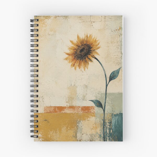 Item preview, Solitary Sunflower Abstract Art designed and sold by naturalsurvival.