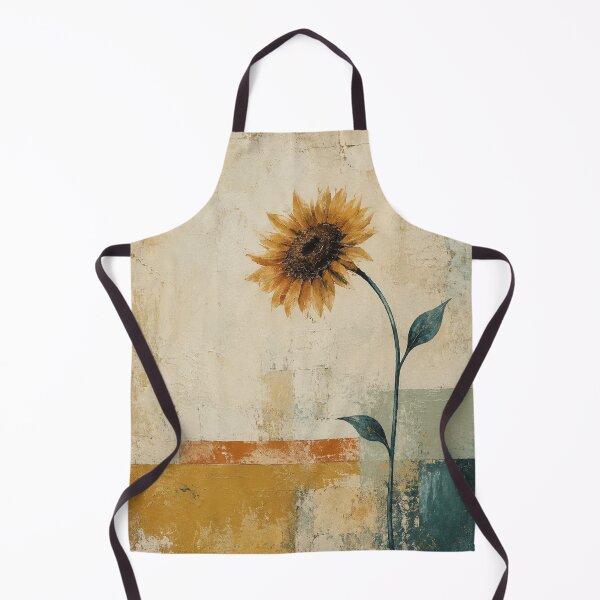 Item preview, Solitary Sunflower Abstract Art designed and sold by naturalsurvival.