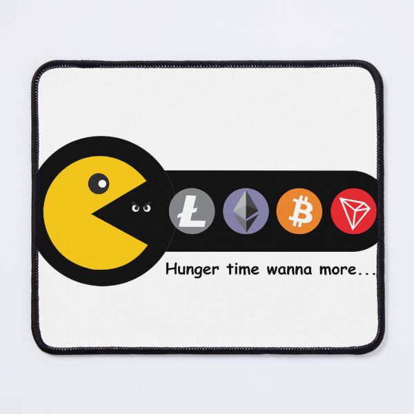 Item preview, Retro Crypto Arcade Hunger Time Art designed and sold by OutlawsDesign26.