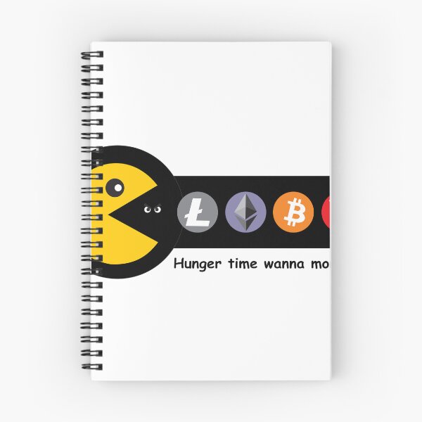 Item preview, Retro Crypto Arcade Hunger Time Art designed and sold by OutlawsDesign26.