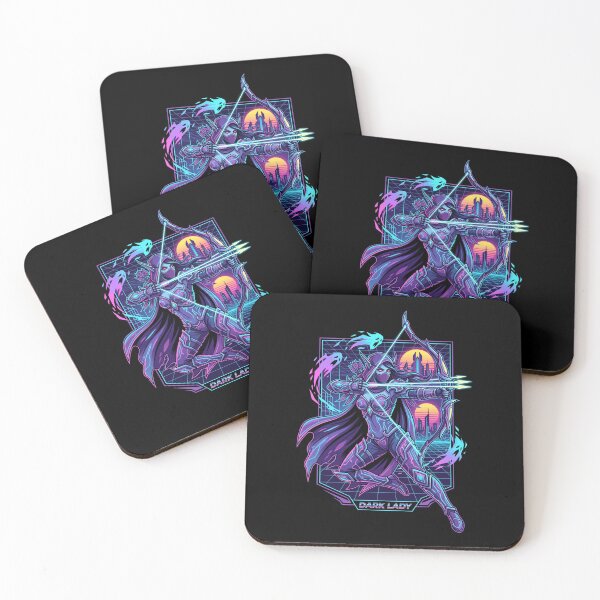 Item preview, Dark Lady Synthwave Retro designed and sold by RatherCreative.
