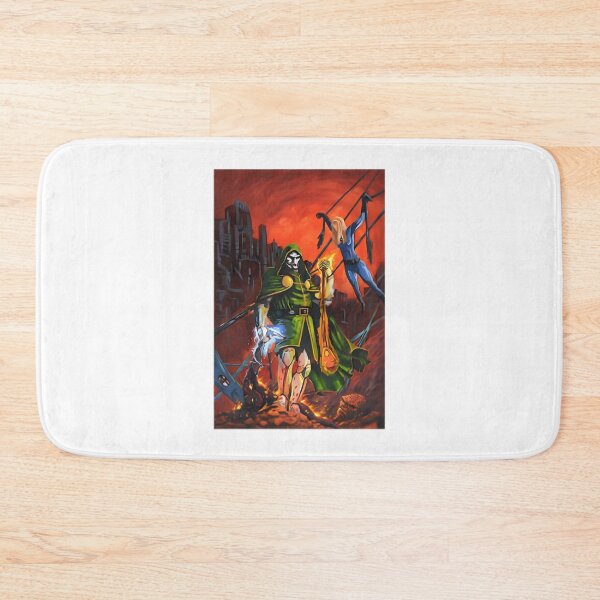 Item preview, Victor Von Doom Vs. Fantastic Four Epic Comic Battle Art | Limited Edition designed and sold by Syntax YT.