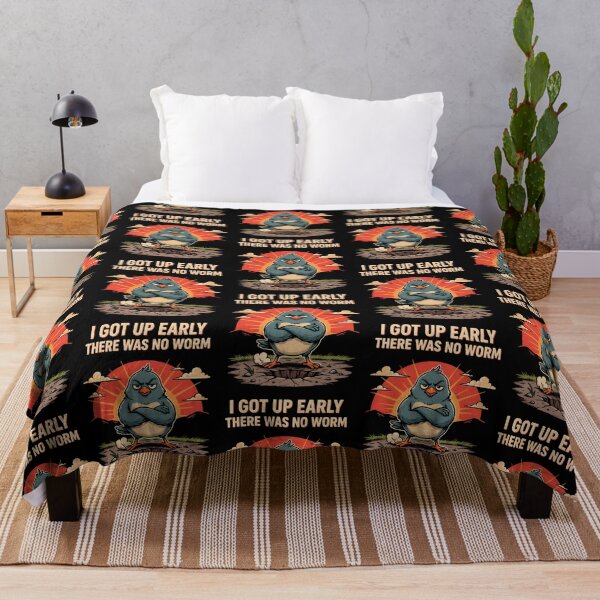 Item preview, I Got Up Early There Was No Worm Bird Humor designed and sold by Redgiant87x.