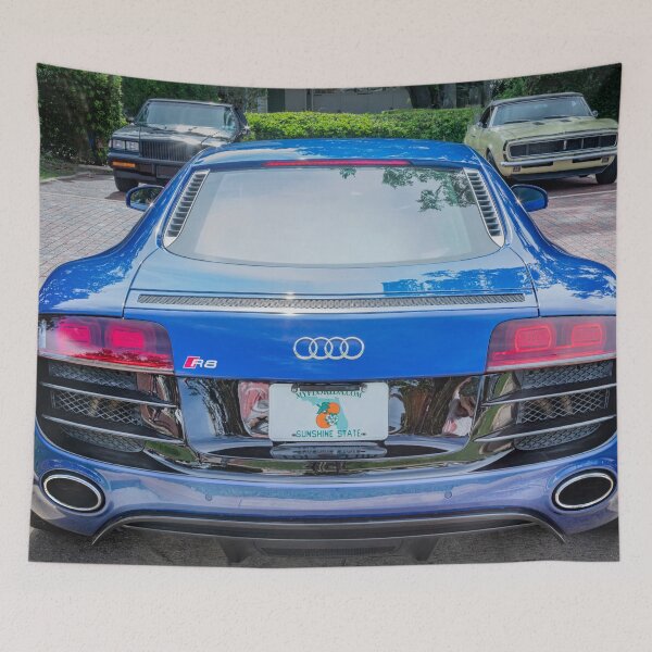 Item preview, 2010 Audi R8 High-Gloss Black Chin Spoiler Detail Close-Up Photography   designed and sold by RichFrancoCars.