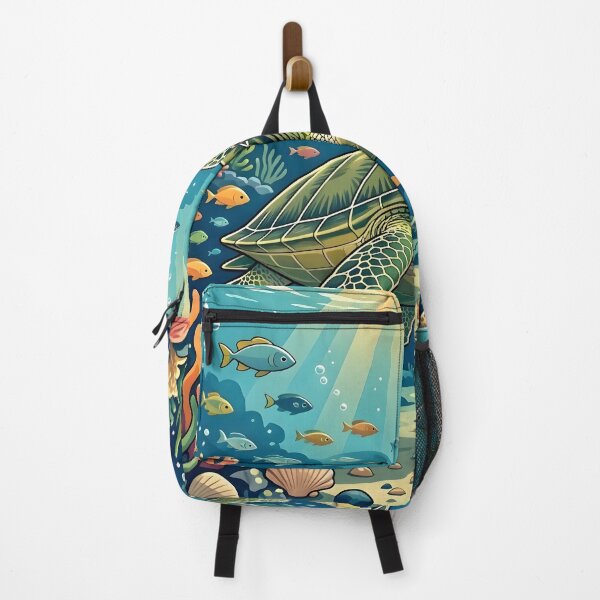 Item preview, Sea Turtle Swimming in Coral Reef Ocean designed and sold by Herodestroyer.