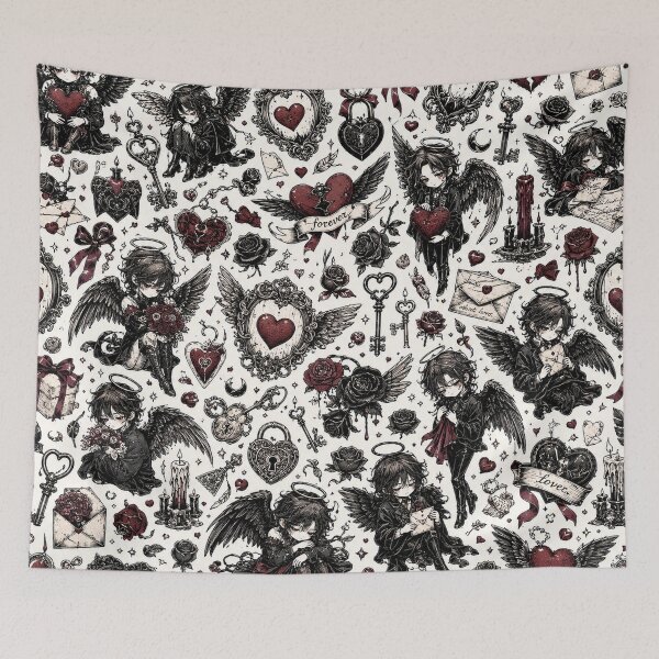 Item preview, Gothic Angel Romance Pattern designed and sold by i-corp.