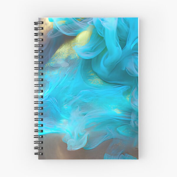 Item preview, Vibrant Electric Blue Silk Flow Abstract 3D Waves Wall Arta designed and sold by LuxocaDesigns24.