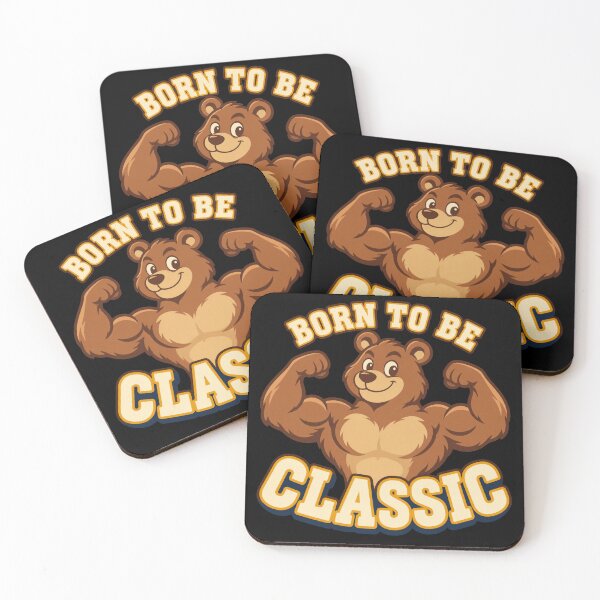 Item preview, Born To Be Classic Strong Bear Powerlifting Strength Gym designed and sold by DreamLayerStudio.