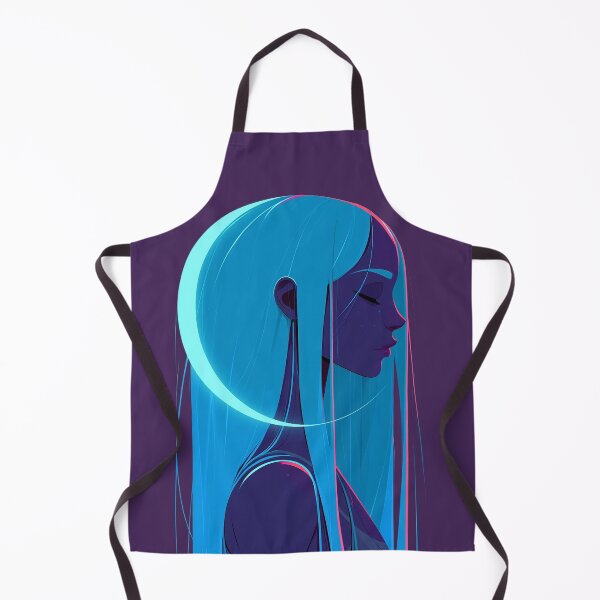 Item preview, Neon Blue Cyberpunk Woman designed and sold by MythicMood.