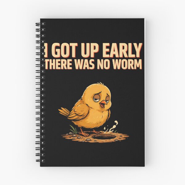 Item preview, I Got Up Early There Was No Worm Funny Morning Humor designed and sold by Redgiant87x.