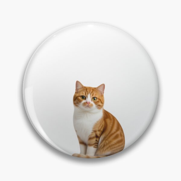 Item preview, Cute Orange and White Tabby Cat designed and sold by Inka Moon Design.