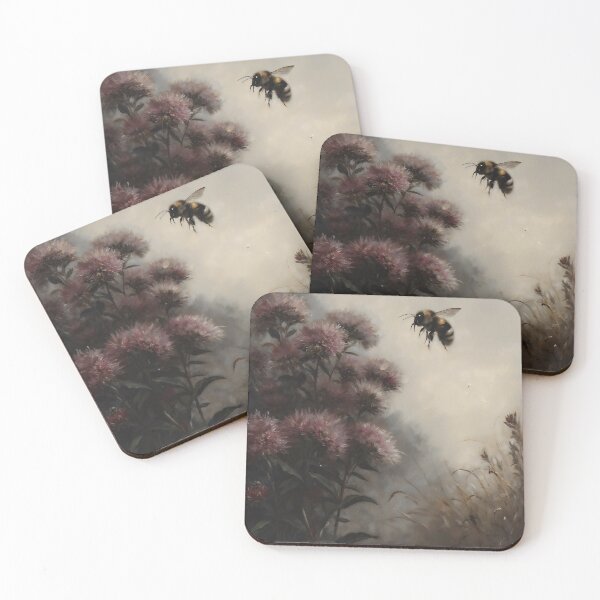 Item preview, Gothic Bumblebee Among Thistles designed and sold by DarkHolyQueen.