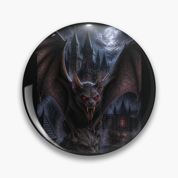 Item preview, Giant Vampire Bat Gargoyle Gothic Castle designed and sold by MyE Trendz.