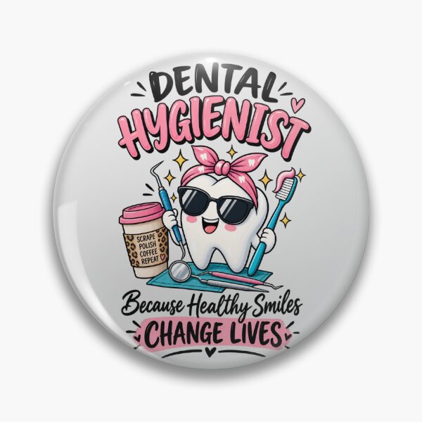 Item preview, Cute Dental Hygienist Tooth Character – Funny Dental Hygiene Coffee designed and sold by SidTastic .