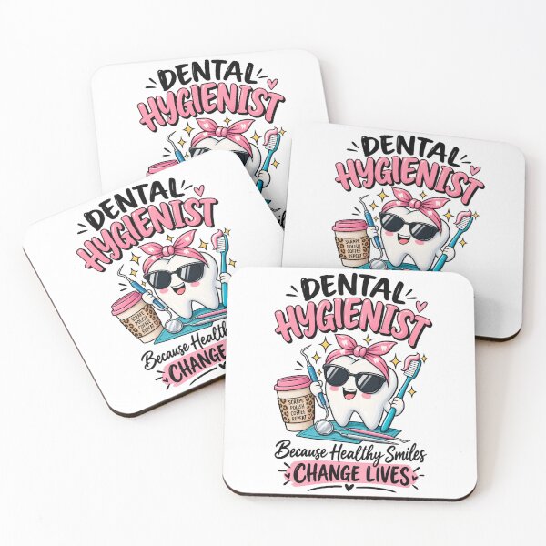 Item preview, Cute Dental Hygienist Tooth Character – Funny Dental Hygiene Coffee designed and sold by SidTastic .
