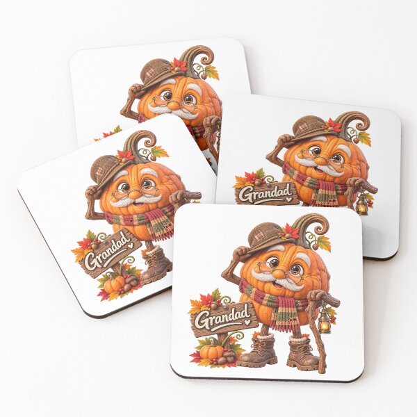 Item preview, Grandad the Pumpkin – Cosy Autumn Character designed and sold by The Cutting Room.