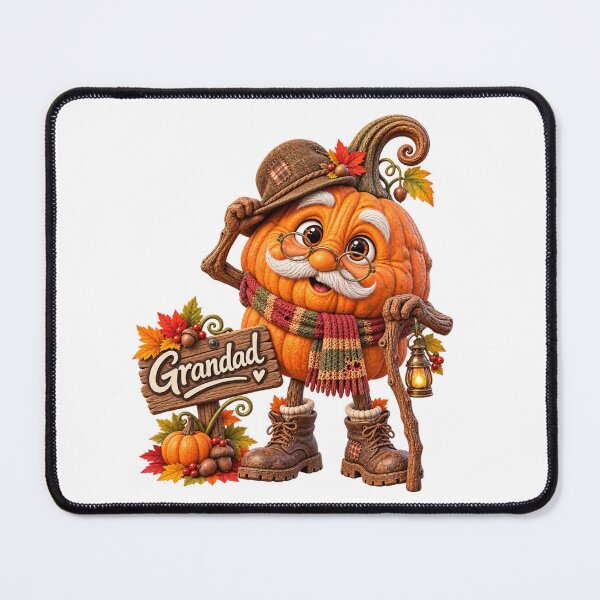 Item preview, Grandad the Pumpkin – Cosy Autumn Character designed and sold by The Cutting Room.
