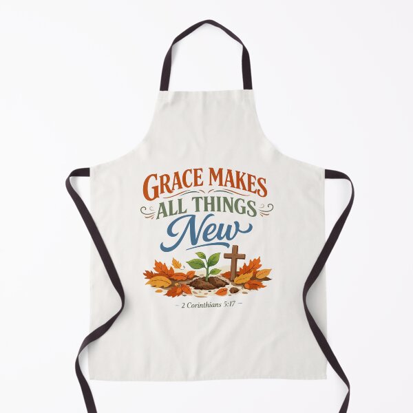 Item preview, Grace Makes All Things New Autumn Typography Design designed and sold by stylishdzign.