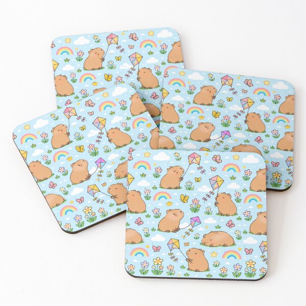 Item preview, Cute Capybara Kite Flying Pattern designed and sold by Soft Berry Studio.