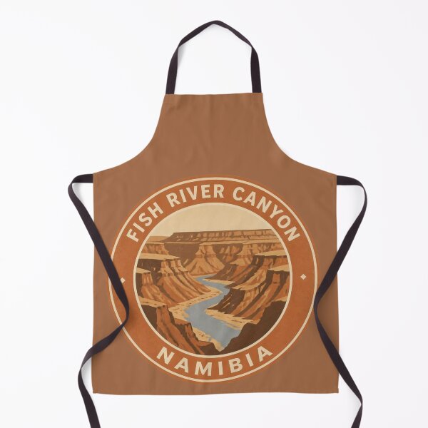 Item preview, Fish River Canyon Desert Canyon Landmark Round Badge – Namibia designed and sold by The Digital Compass.