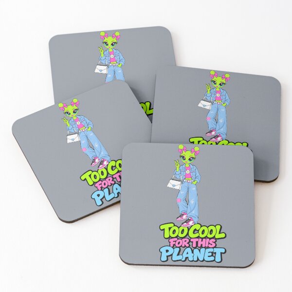 Item preview, Too Cool for This Planet – Alien Denim Girl designed and sold by Aimetoi.