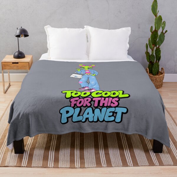 Item preview, Too Cool for This Planet – Alien Denim Girl designed and sold by Aimetoi.