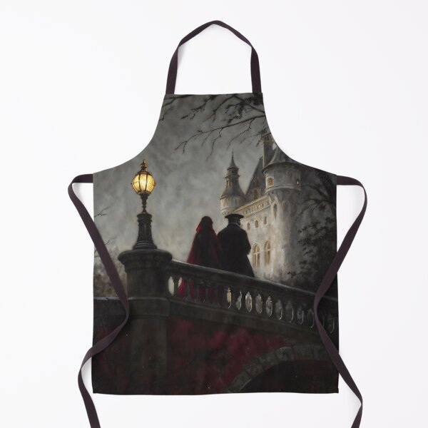 Item preview, Gothic Couple Walking To Castle Painting designed and sold by DarkHolyQueen.