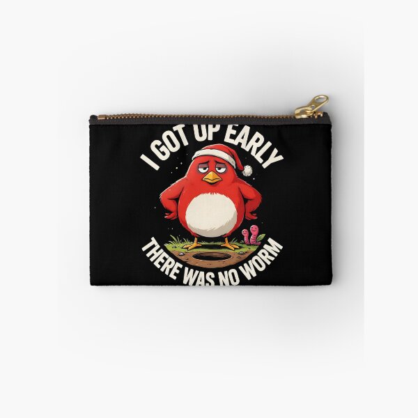 Item preview, I Got Up Early There Was No Worm Funny Grumpy Bird designed and sold by Redgiant87x.