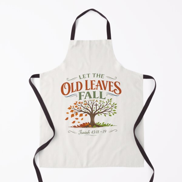 Item preview, Let the Old Leaves Fall Autumn Typography designed and sold by stylishdzign.