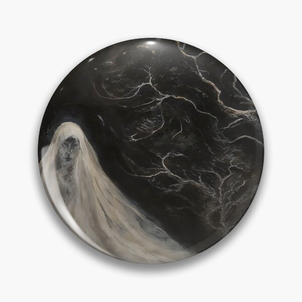 Item preview, Gothic White Ghost Floating In Dark Forest Painting designed and sold by DarkHolyQueen.