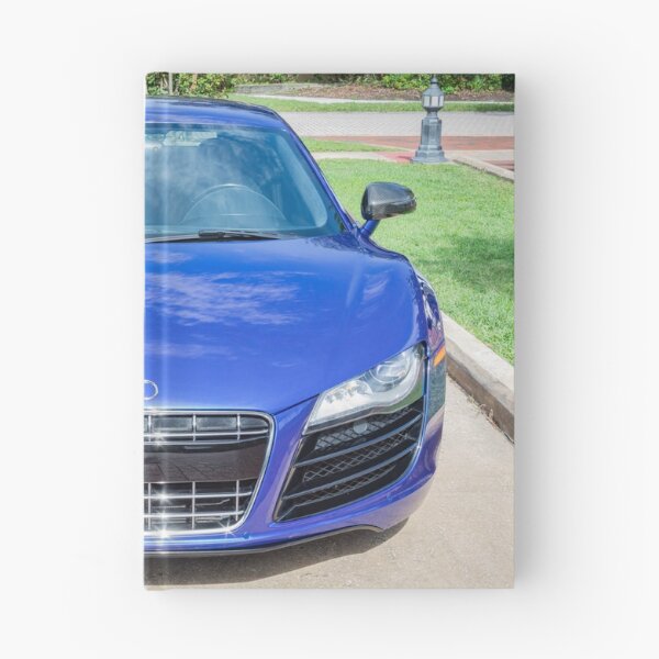Item preview, 2010 Blue Audi R8 High-Gloss Black Chin Spoiler Detail Close-Up Photography   designed and sold by RichFrancoCars.