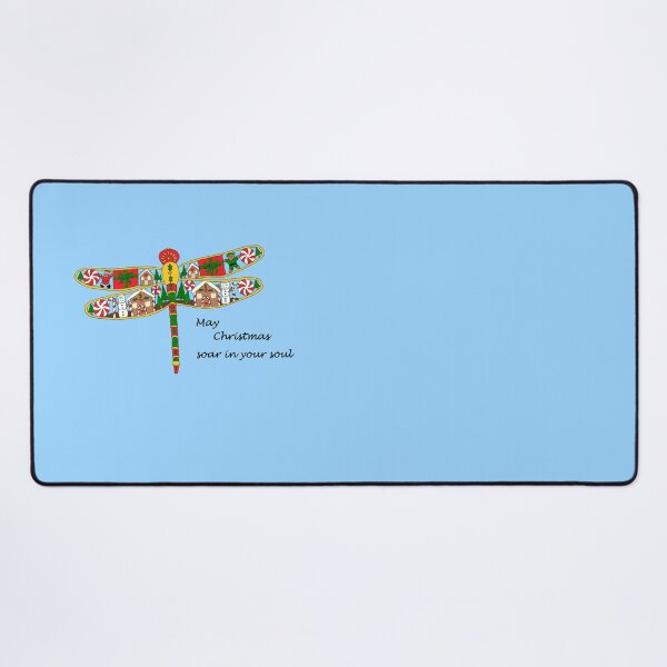 Item preview, May Christmas Soar in Your Soul Dragonfly designed and sold by JoyousArt4u.