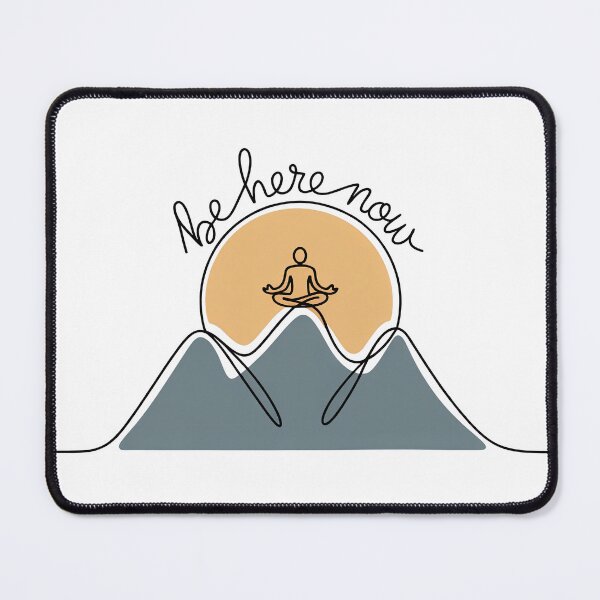 Item preview, Be Here Now Line Mountain for Stress Relief and Mindfulness designed and sold by 108stillness.