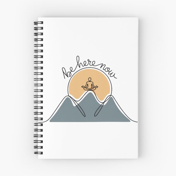 Item preview, Be Here Now Line Mountain for Stress Relief and Mindfulness designed and sold by 108stillness.