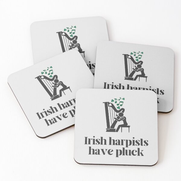 Item preview, Irish Harpists have Pluck. designed and sold by MPC-Mince-Pies.