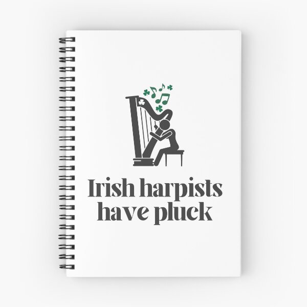 Item preview, Irish Harpists have Pluck. designed and sold by MPC-Mince-Pies.