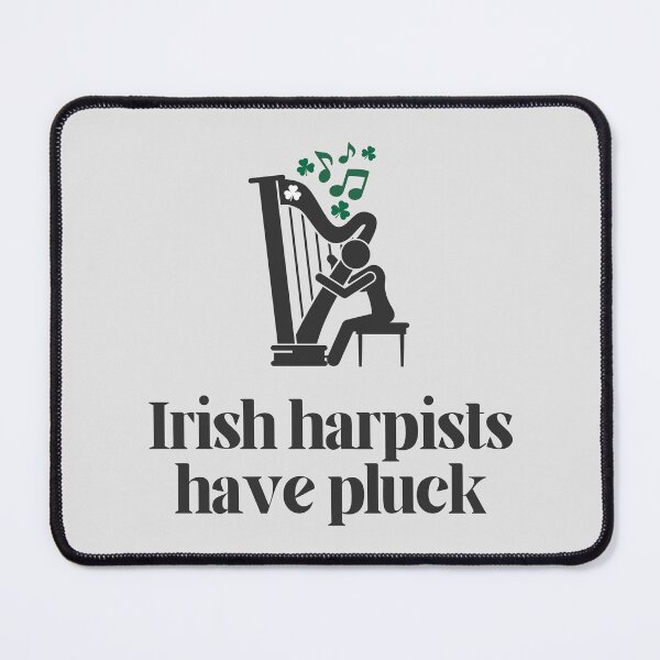 Item preview, Irish Harpists have Pluck. designed and sold by MPC-Mince-Pies.