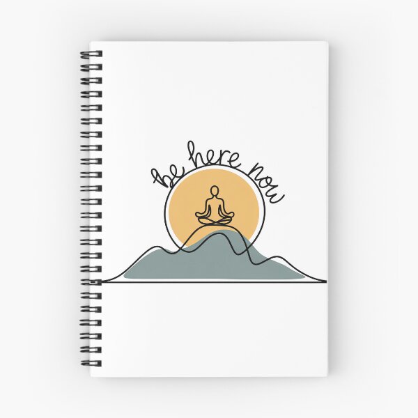 Item preview, Be Here Now Line Figure for Yoga and Meditation Lovers designed and sold by 108stillness.