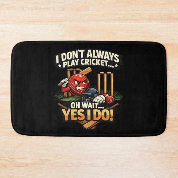 Item preview, Cricket funny - cricketer humor  designed and sold by SidTastic .