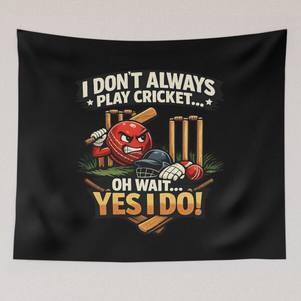 Item preview, Cricket funny - cricketer humor  designed and sold by SidTastic .