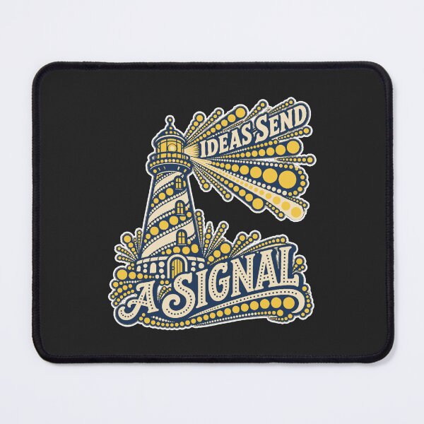Item preview, International Dot Day Lighthouse – Ideas Send a Signal Dot Mosaic designed and sold by Jaani-T.