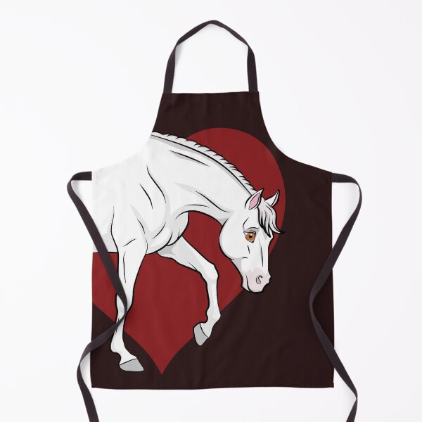 Item preview, A manga drawing of an Abbayan horse and a heart designed and sold by Cheval-de-coeur.